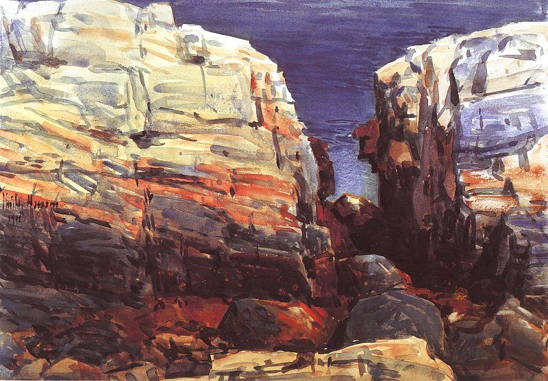 Childe Hassam The Gorge at Appledore